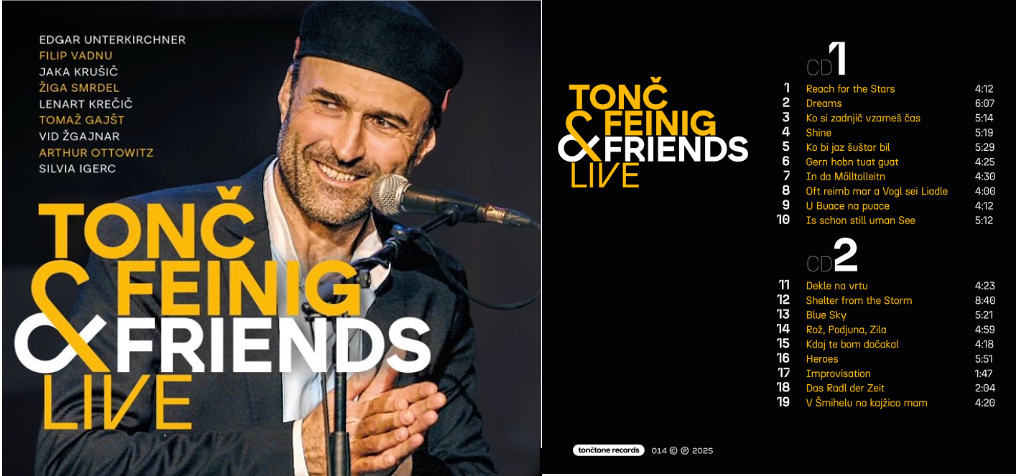 Tonč Feinig & Friends Live (Doppel-CD) 25 Euro